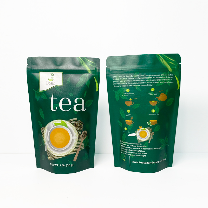 Food Or Snacks - 50Pcs/Lot Custom Tea Pouch Food Packagage
