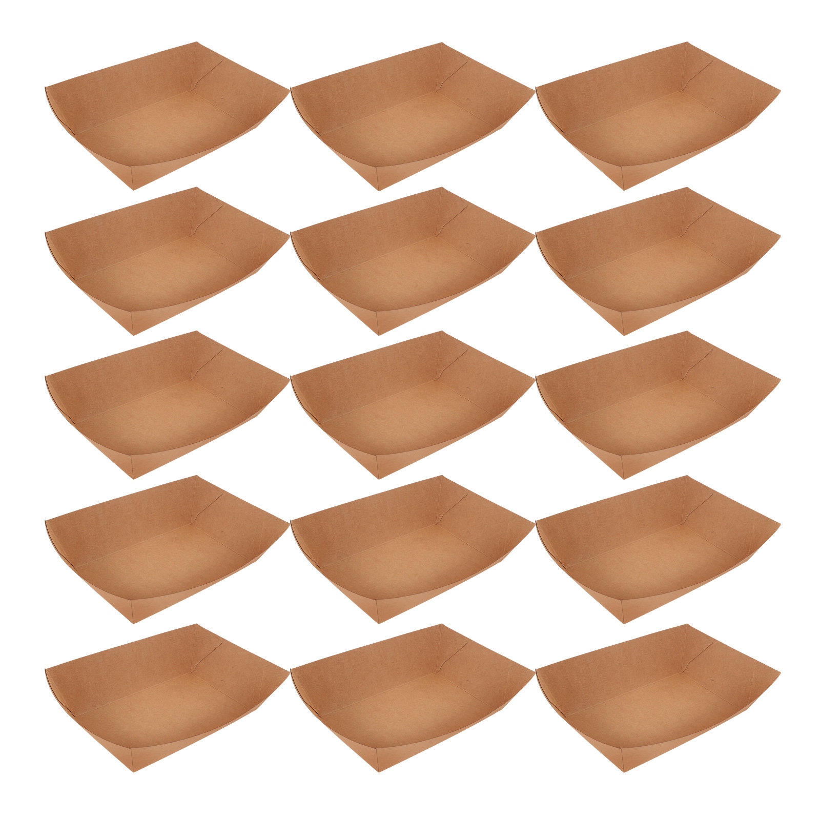 Food Snacks Box - 100Pcs Paper Food Tray Disposable Hot