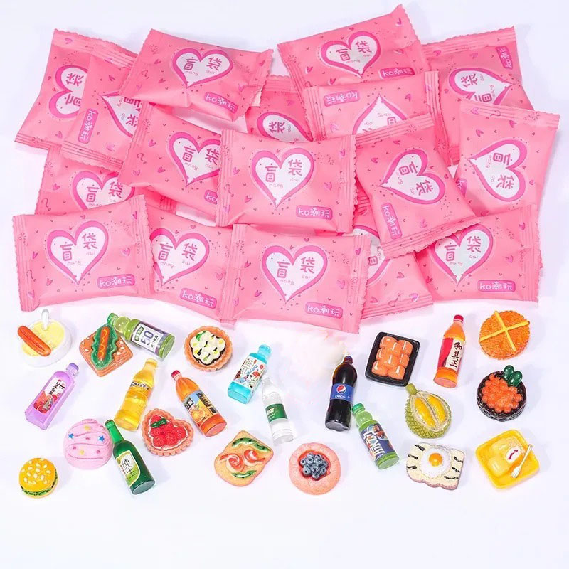 Food Or Snacks - -Random Style Bag Miniature Food Toy