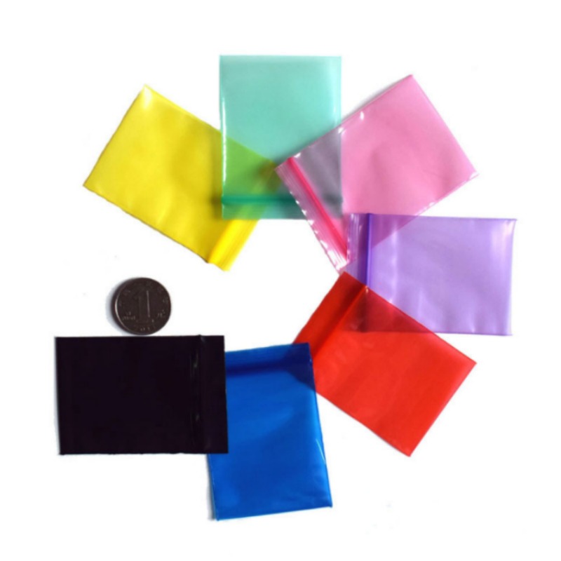 Food Or Snacks - 50/100PCS Thick PE Plastic Ziplock Jewelry