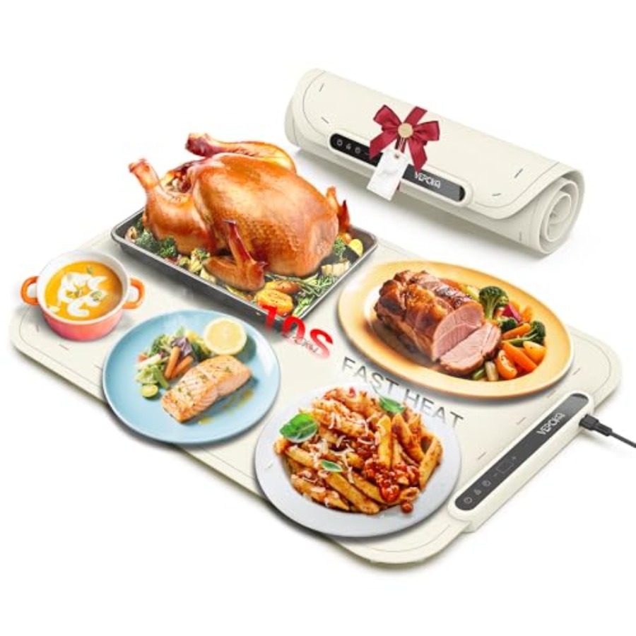 Warming Mat for Food, VEPOKA F - Food & Snacks Coloring Book Bold & Easy Pdf avaliação e preço