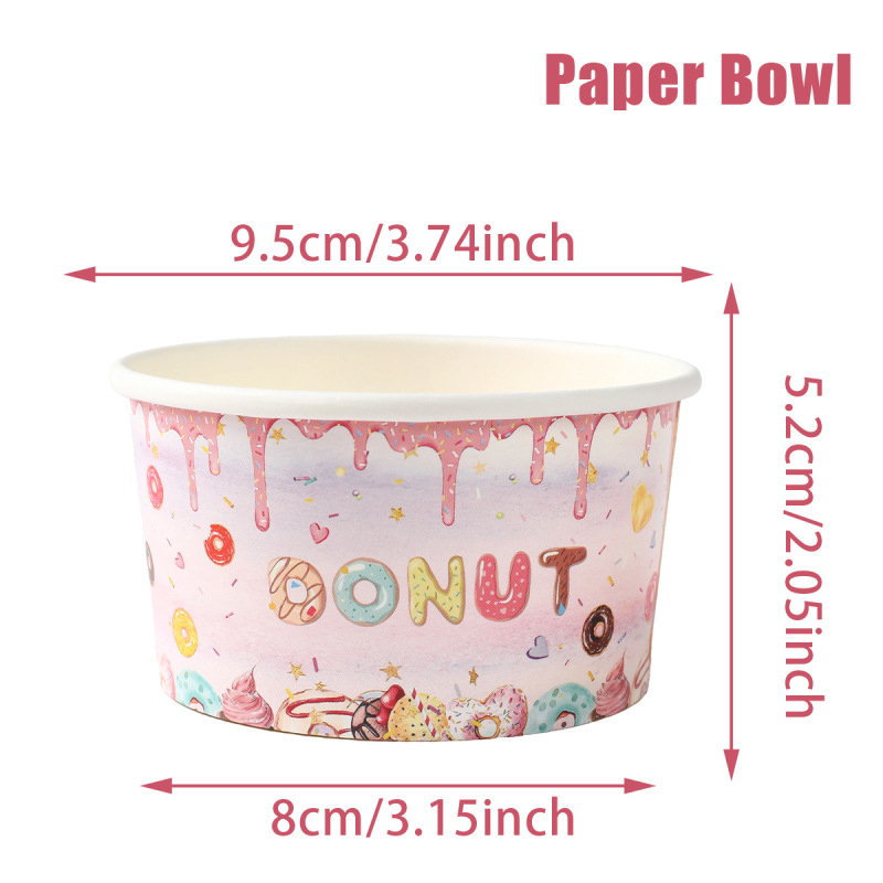5-50pcs/Pack Paper Ice Cream C - Food Snacks For Kids Party avaliação e preço