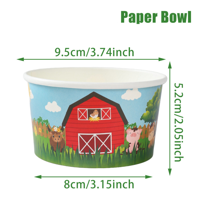 5-50pcs/Pack Paper Ice Cream C - Food Snacks For Kids Party avaliação e preço