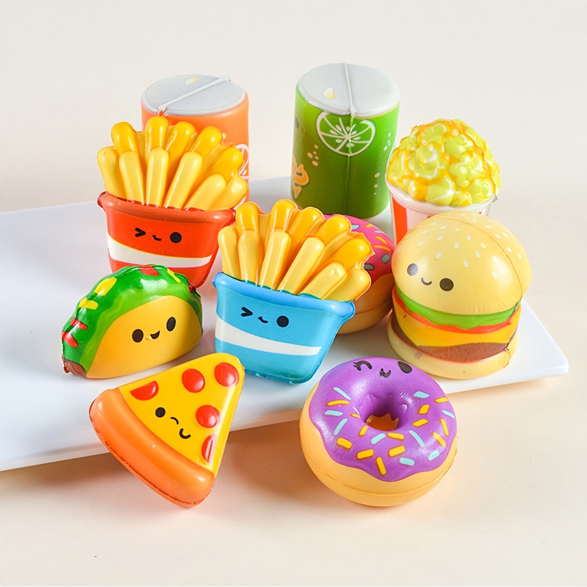12Pcs Mini Food Squishy Slow R - Food Snacks For Kids Party avaliação e preço