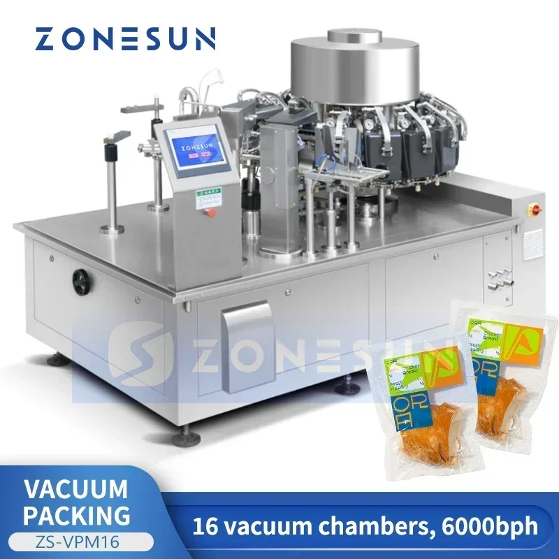 ZONESUN ZS-VPM16 Automatic Vac - Jerky Beef Pack avaliação e preço