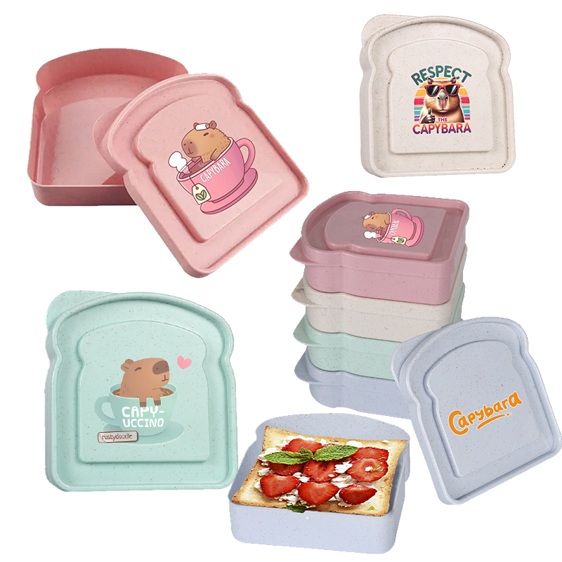 Capybara Sandwich Food Storage - Food Snacks Box avaliação e preço
