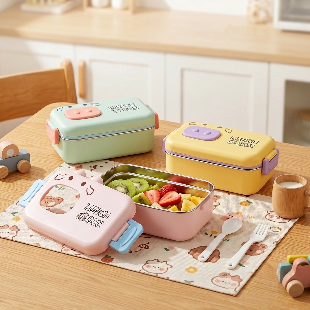 304 Stainless Steel Bento Box  - Food Or Snacks avaliação e preço