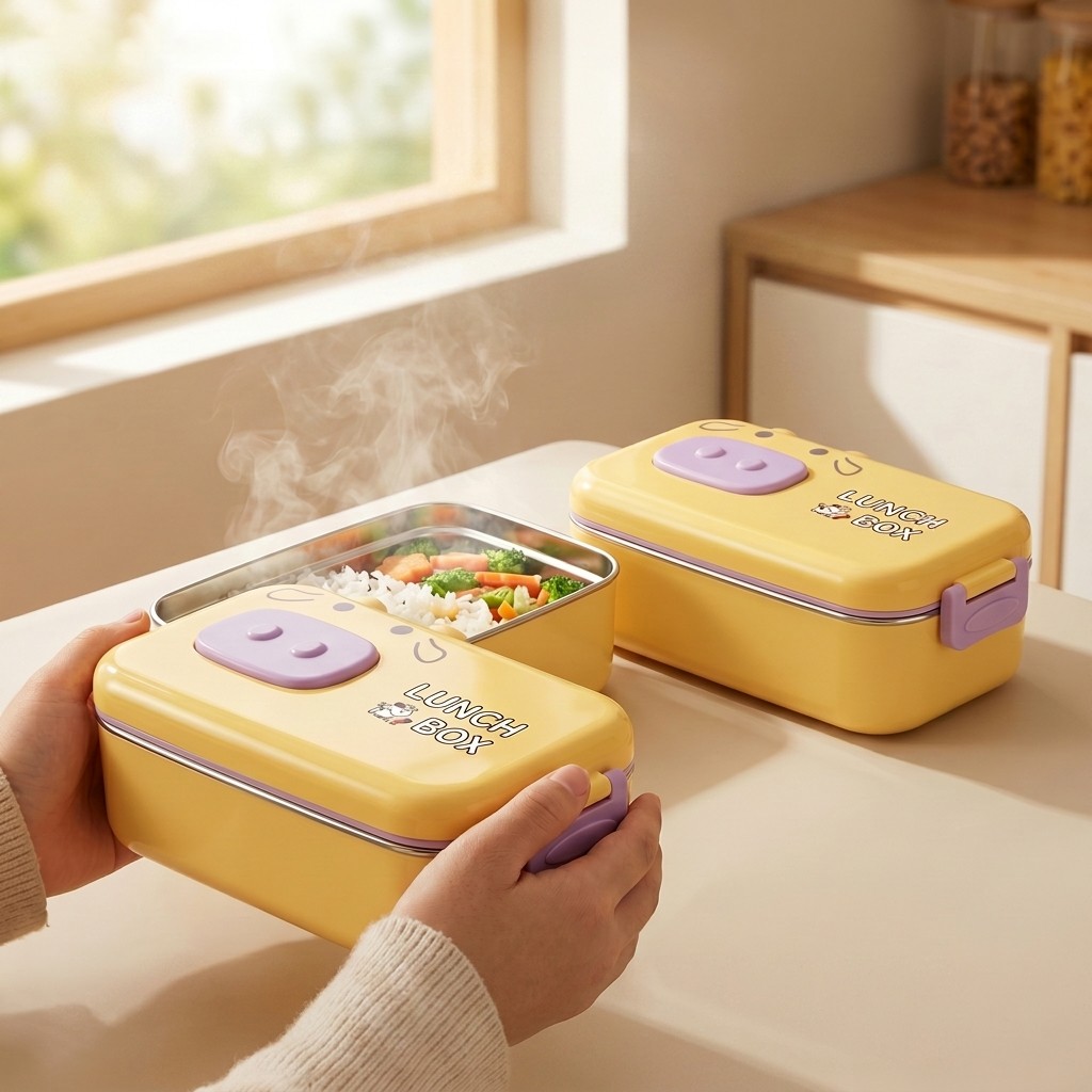 304 Stainless Steel Bento Box  - Food Or Snacks avaliação e preço