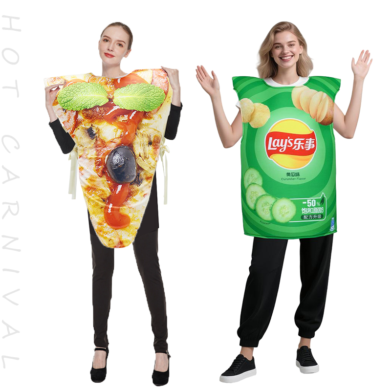 Funny Fancy Food Sponge Suit H - Food Snacks For Kids Party avaliação e preço