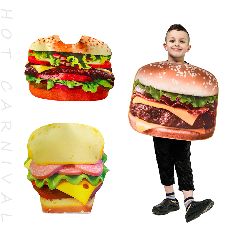 Funny Fancy Food Sponge Suit H - Food Snacks For Kids Party avaliação e preço