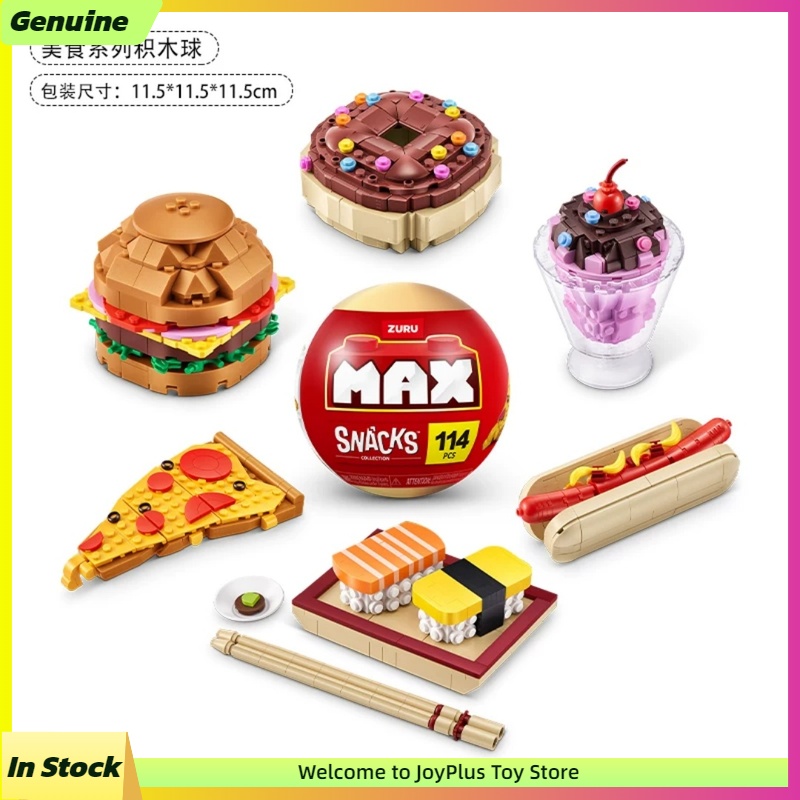 ZURU MAX Snacks Blind Box Buil - Food Snacks Box avaliação e preço