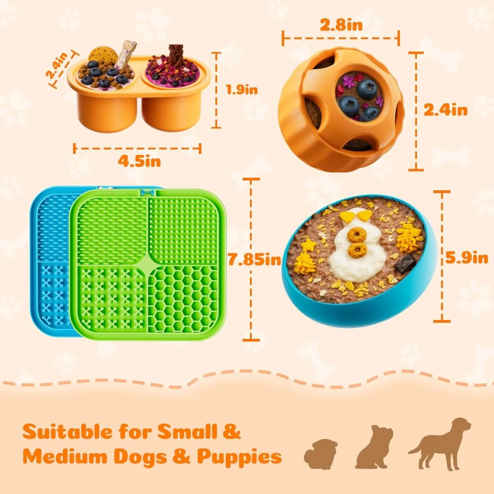 Dog Enrichment Toys 6 Pack Lic - Peanut Butter Snack avaliação e preço