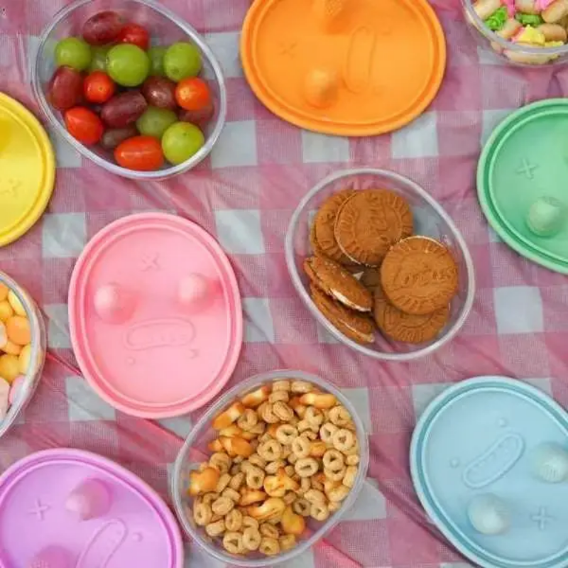 Hands-Free Snack Box, No Crumb - Food Snacks Box avaliação e preço