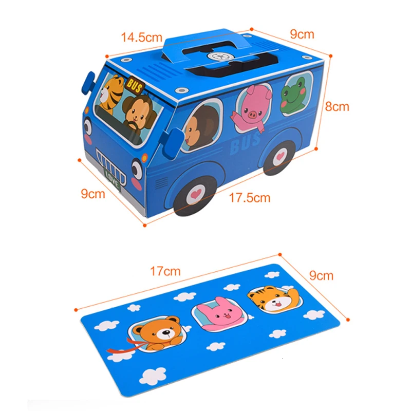 6PCS Gift Box Packaging Handle - Food Snacks For Kids Party avaliação e preço