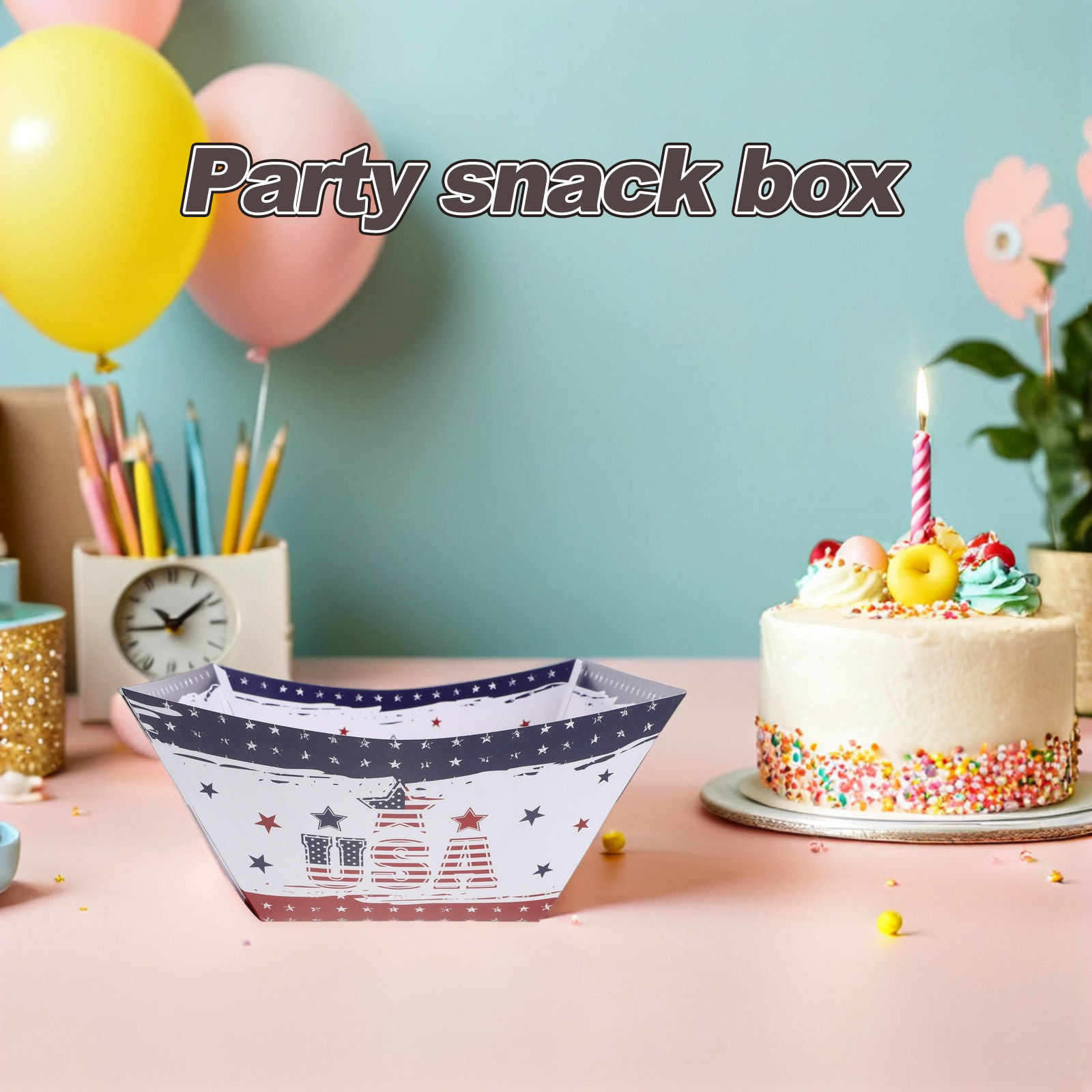 12Pcs Independence Day Party S - Food Snacks Box avaliação e preço