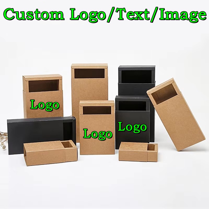 20PCS 350gsm Drawer Kraft Blac - Food Or Snacks avaliação e preço