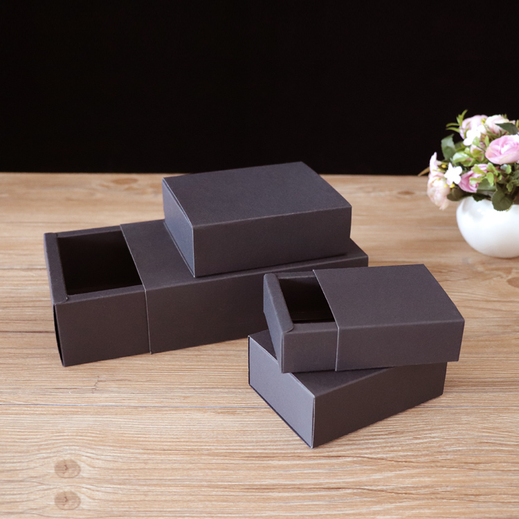 20PCS 350gsm Drawer Kraft Blac - Food Or Snacks avaliação e preço