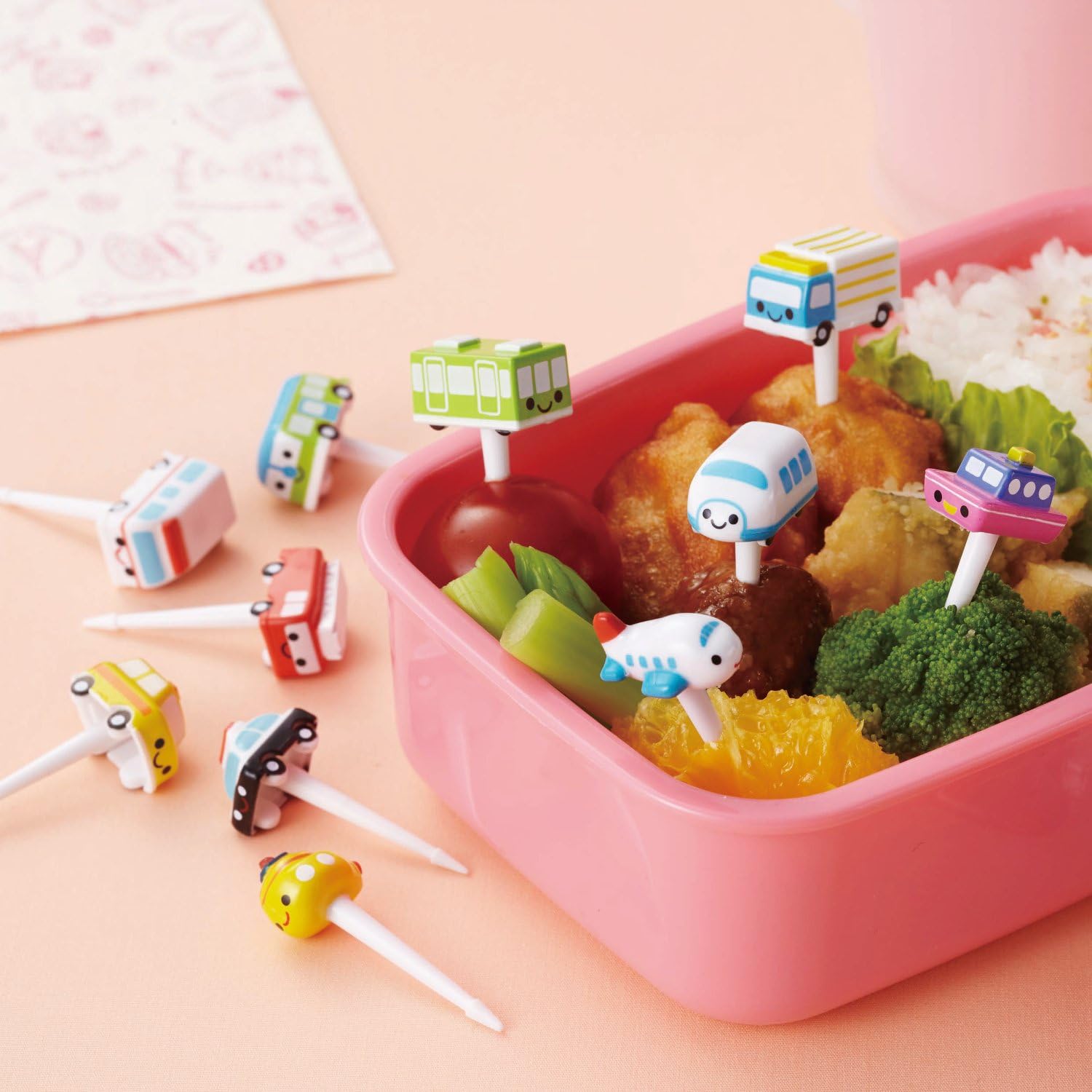 Kids Food Forks  City Construc - Food Snacks For Kids Party avaliação e preço