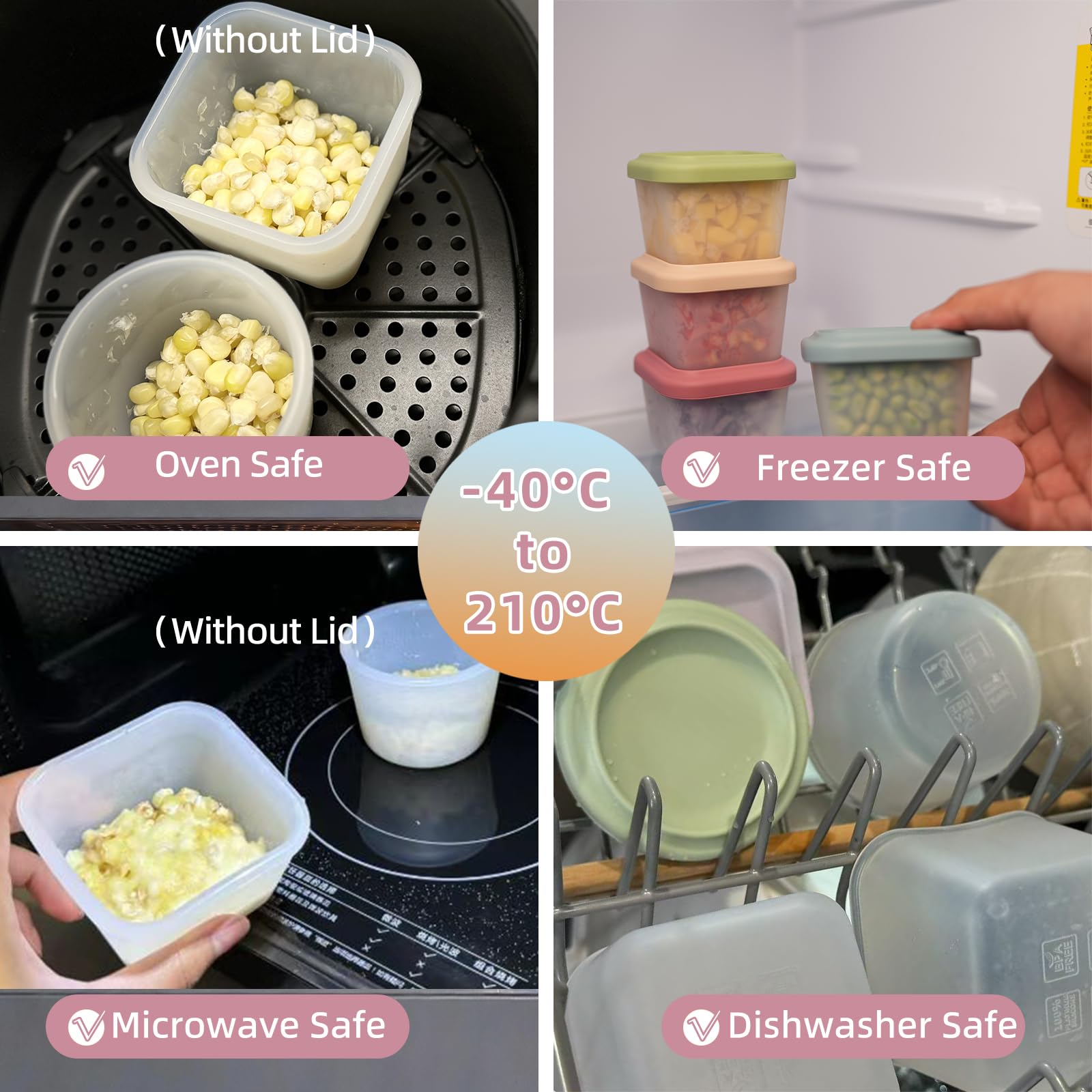 Food Grade Silicone Baby Food  - Food Snacks Box avaliação e preço