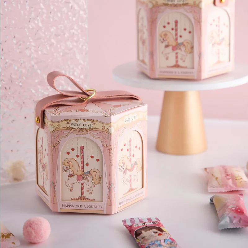 10pcs Gift Box Packaging Baby  - Food Snacks For Kids Party avaliação e preço