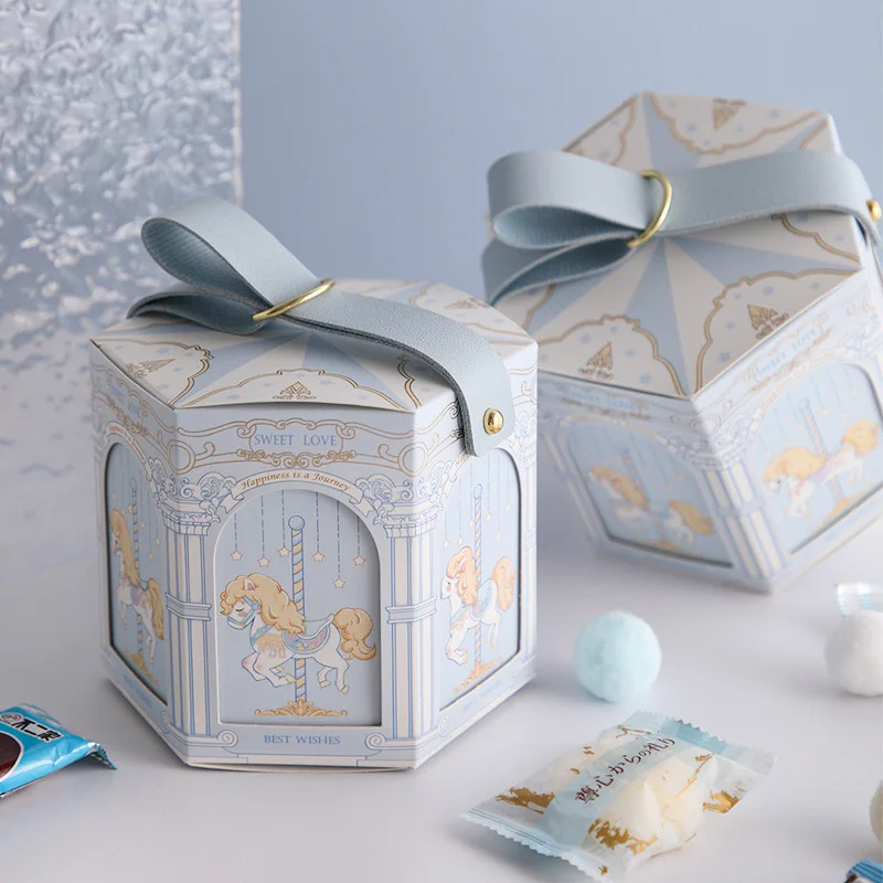 10pcs Gift Box Packaging Baby  - Food Snacks For Kids Party avaliação e preço