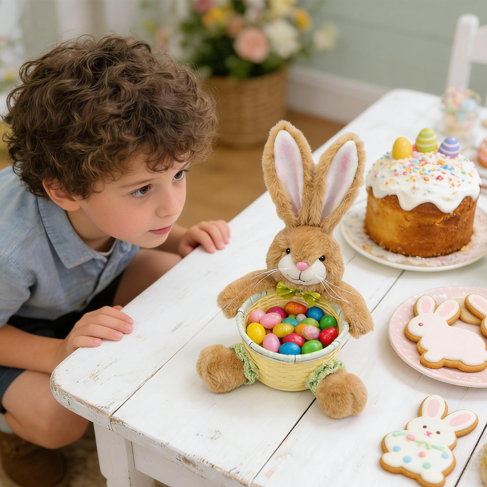 Easter Bunny Basket Candy Stor - Food Snacks For Kids Party avaliação e preço