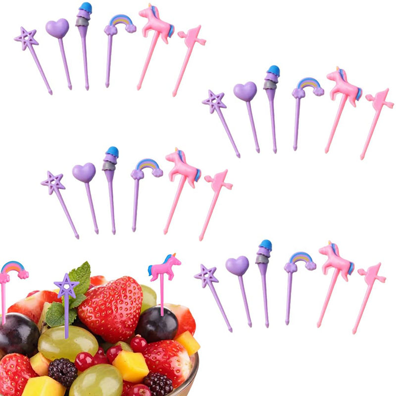 Fruit Forks for Kids Children  - Food Snacks For Kids Party avaliação e preço
