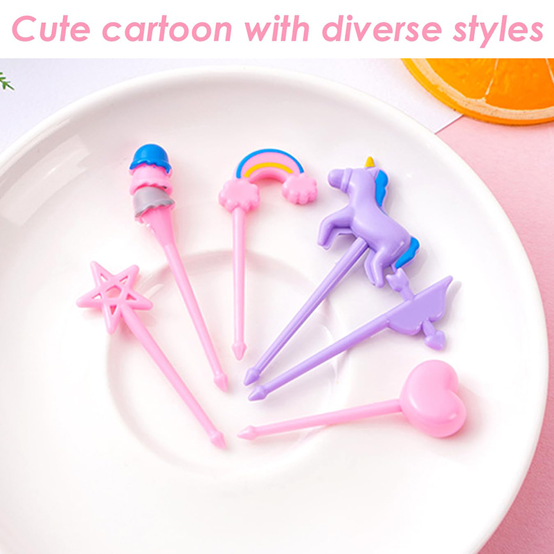 Fruit Forks for Kids Children  - Food Snacks For Kids Party avaliação e preço