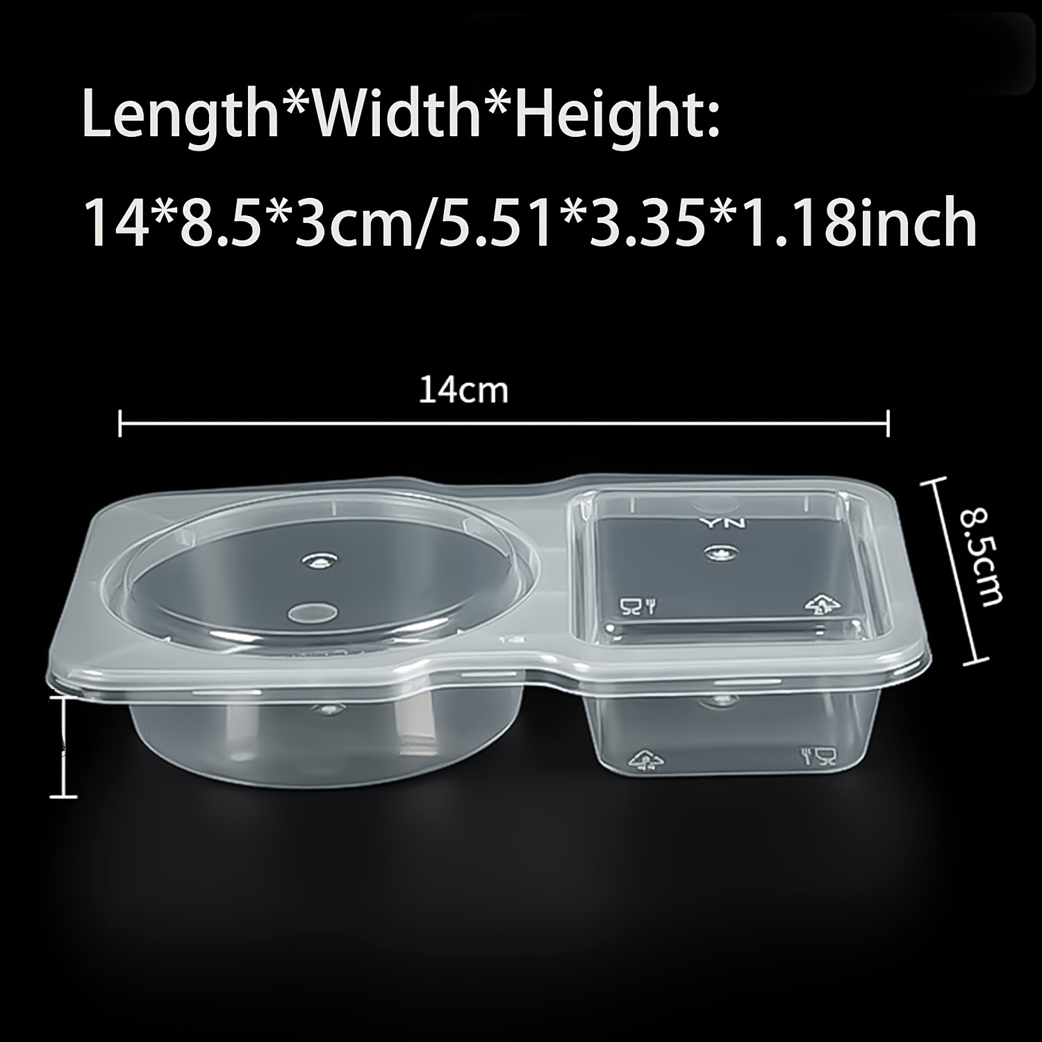 10Pcs Food Storage Containers  - Food Snacks Box avaliação e preço