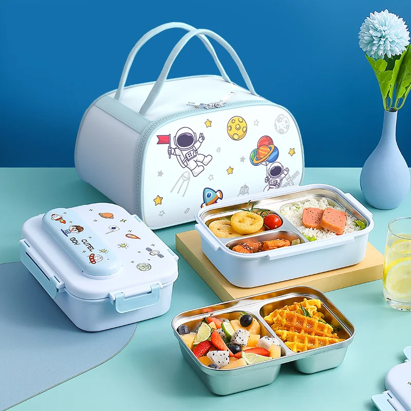 304 Stainless Steel Kids Lunch - Food Or Snacks avaliação e preço