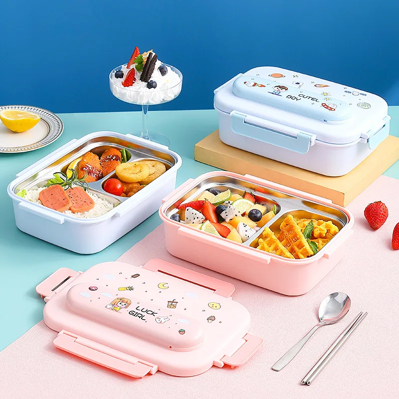 304 Stainless Steel Kids Lunch - Food Or Snacks avaliação e preço