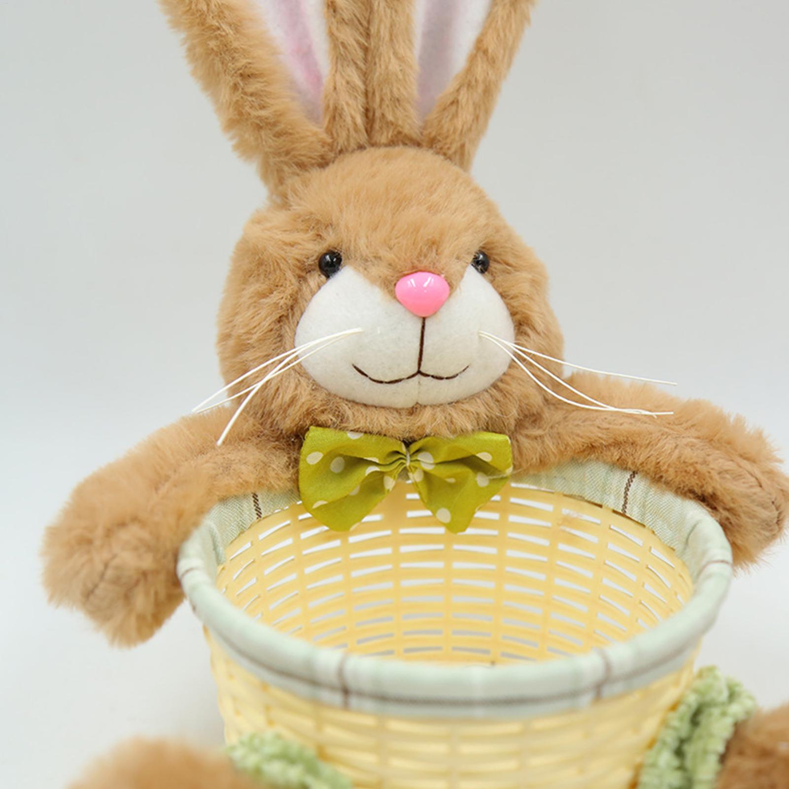 Easter Basket Cute Bunny Shape - Food Snacks For Kids Party avaliação e preço