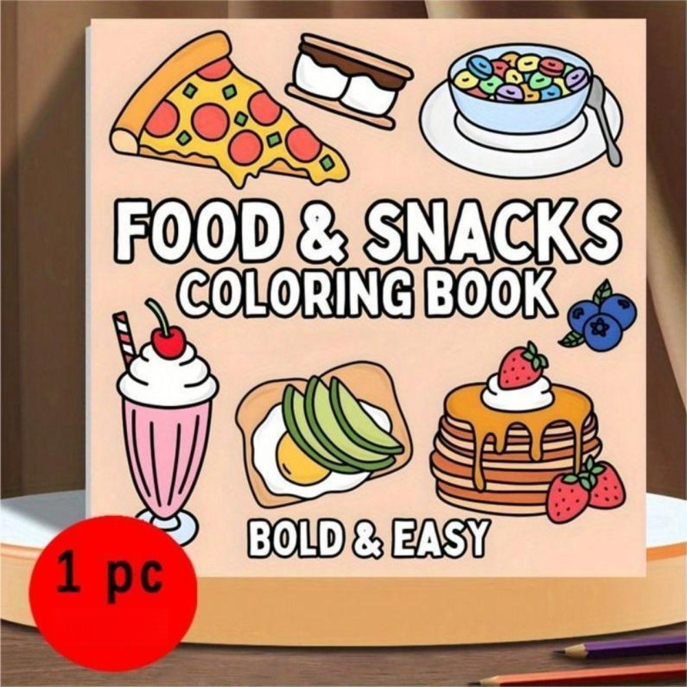 Food and Snacks Coloring Book  - Food And Snacks Coloring Pages avaliação e preço
