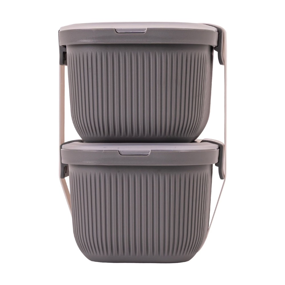 Rectangle Grey Bento Box Snack - Food Snacks Box avaliação e preço