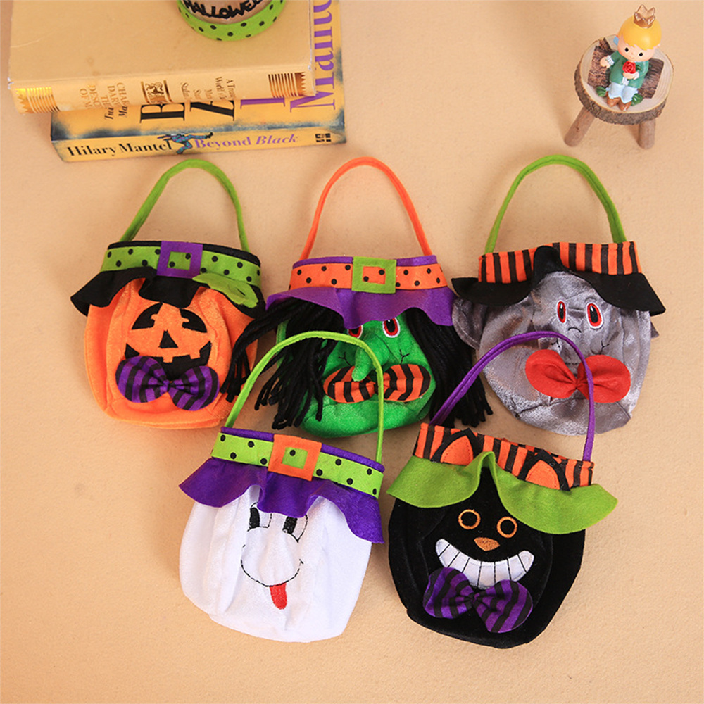 Halloween Gift Bags Cute Pumpk - Food Snacks For Kids Party avaliação e preço
