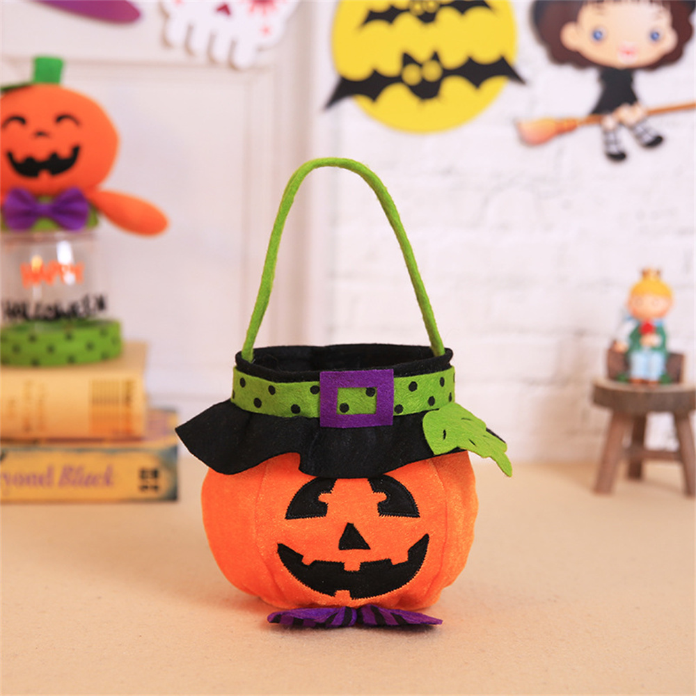 Halloween Gift Bags Cute Pumpk - Food Snacks For Kids Party avaliação e preço