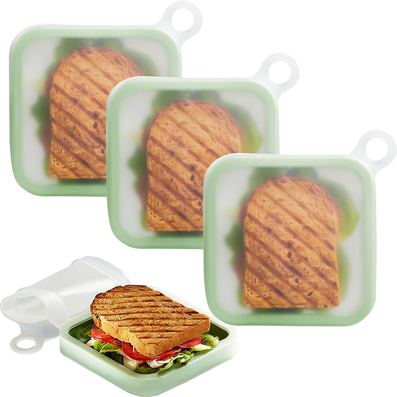 Silicone Sandwich Toast Bento  - Food Or Snacks avaliação e preço