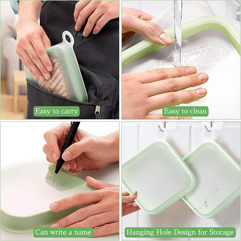 Silicone Sandwich Toast Bento  - Food Or Snacks avaliação e preço