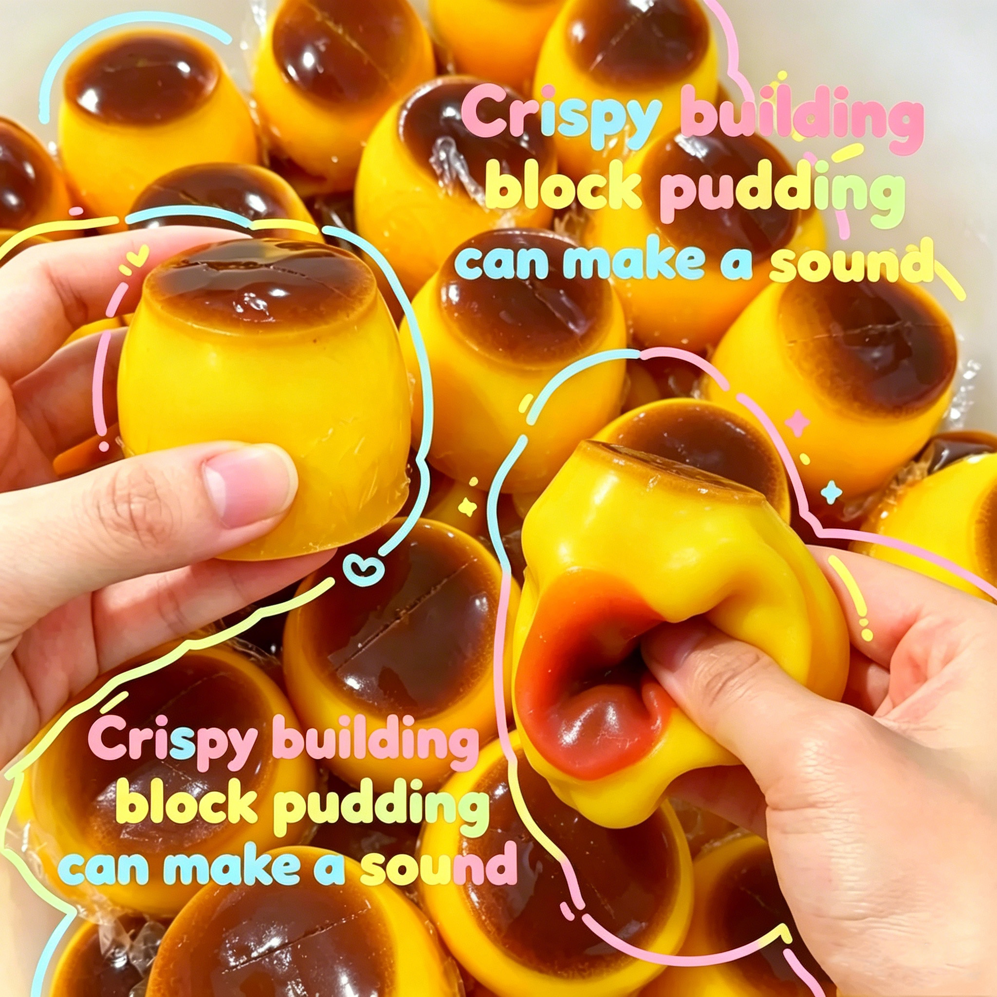 NEW Crunchy Squishy Caramel Pu - Food Or Snacks avaliação e preço