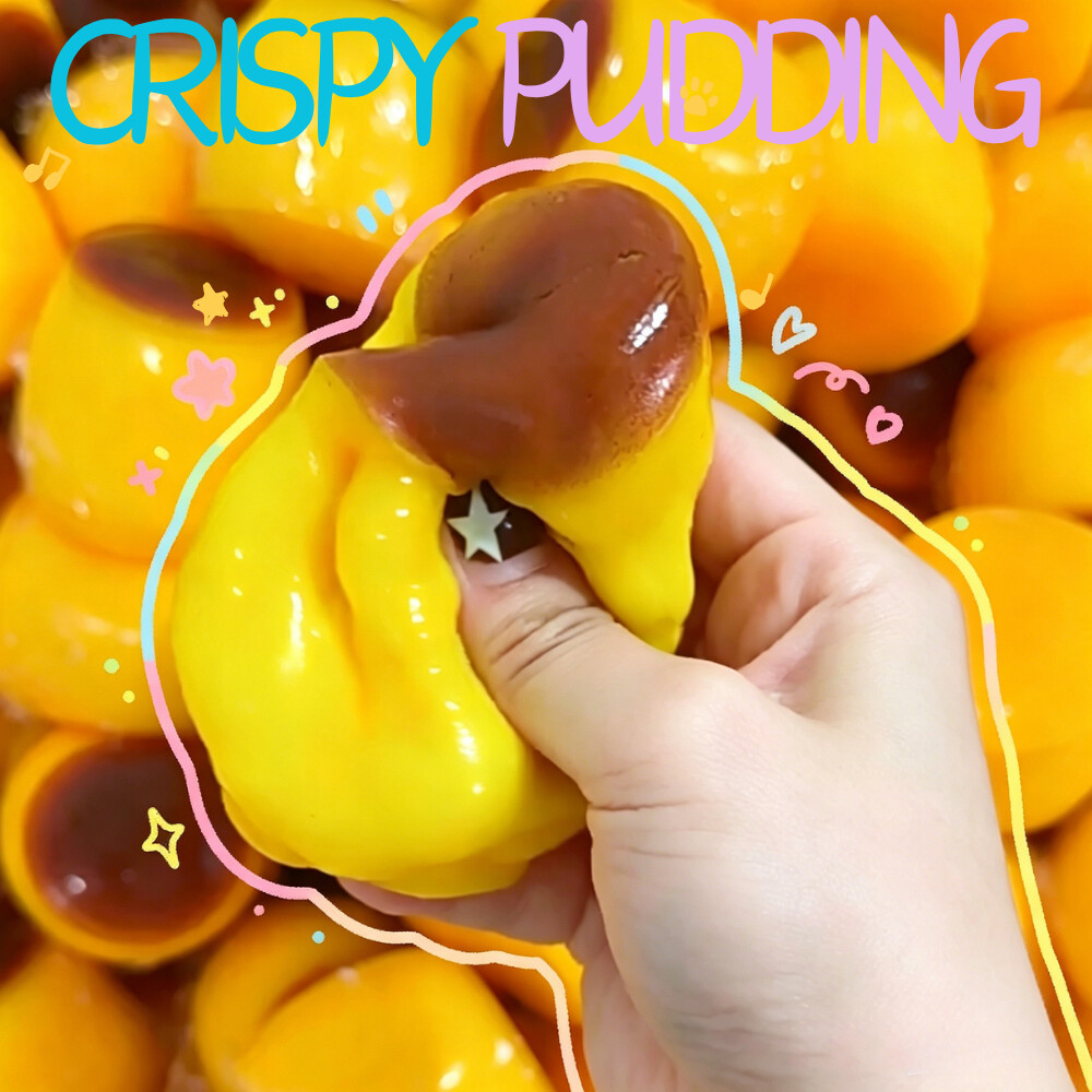 NEW Crunchy Squishy Caramel Pu - Food Or Snacks avaliação e preço