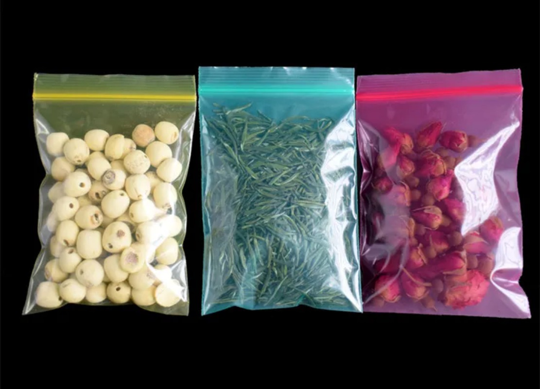 50/100PCS Thick PE Plastic Zip - Food Or Snacks avaliação e preço