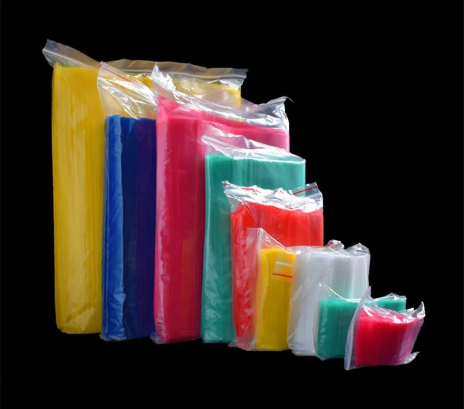 50/100PCS Thick PE Plastic Zip - Food Or Snacks avaliação e preço