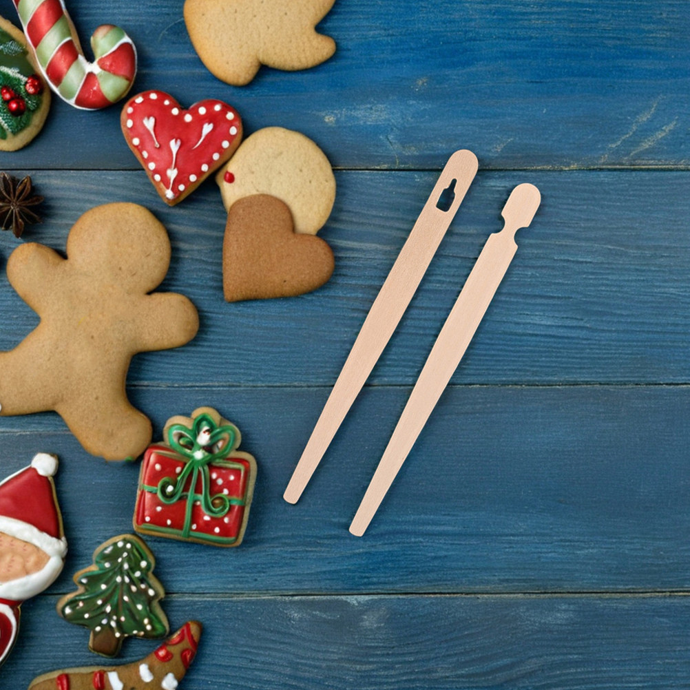 100Sets Wooden Dessert Tongs P - Food Snacks For Kids Party avaliação e preço